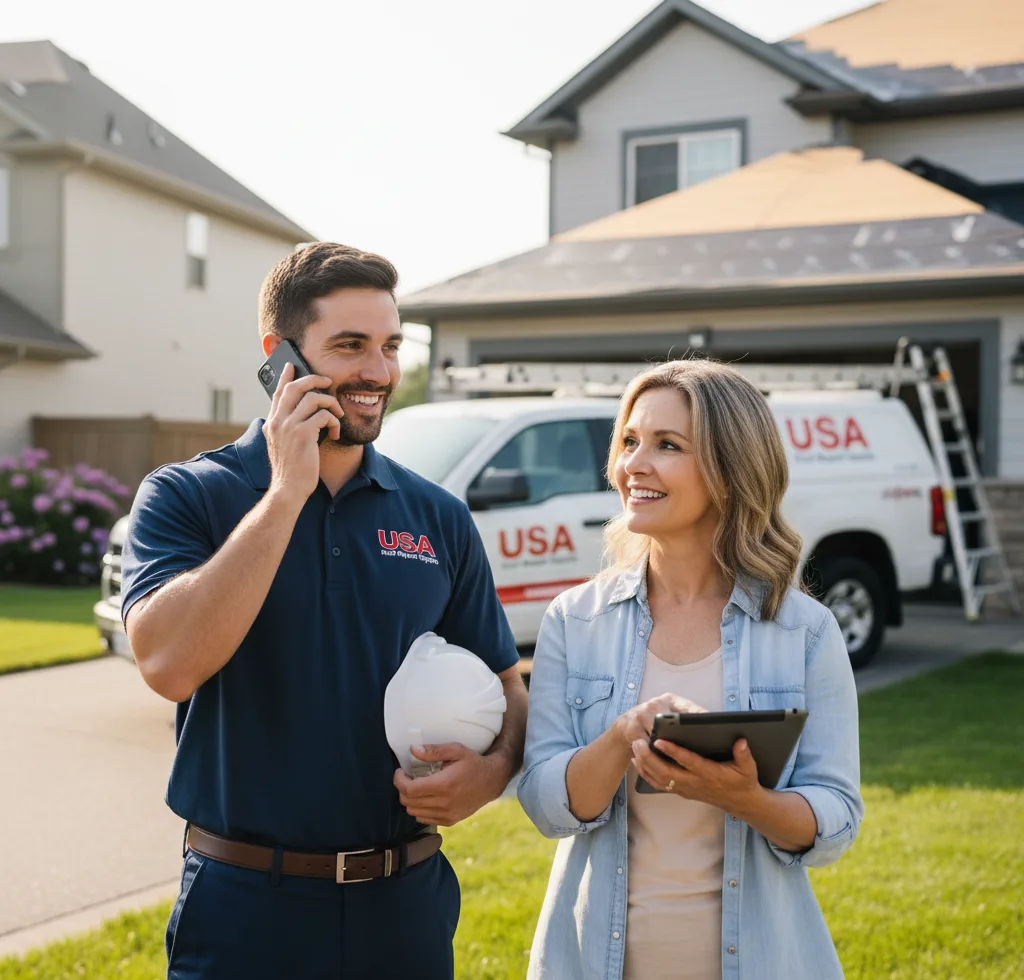 USA Roof Repair Experts customer support in Fountain Inn